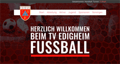 Desktop Screenshot of fussball.tv-edigheim.de